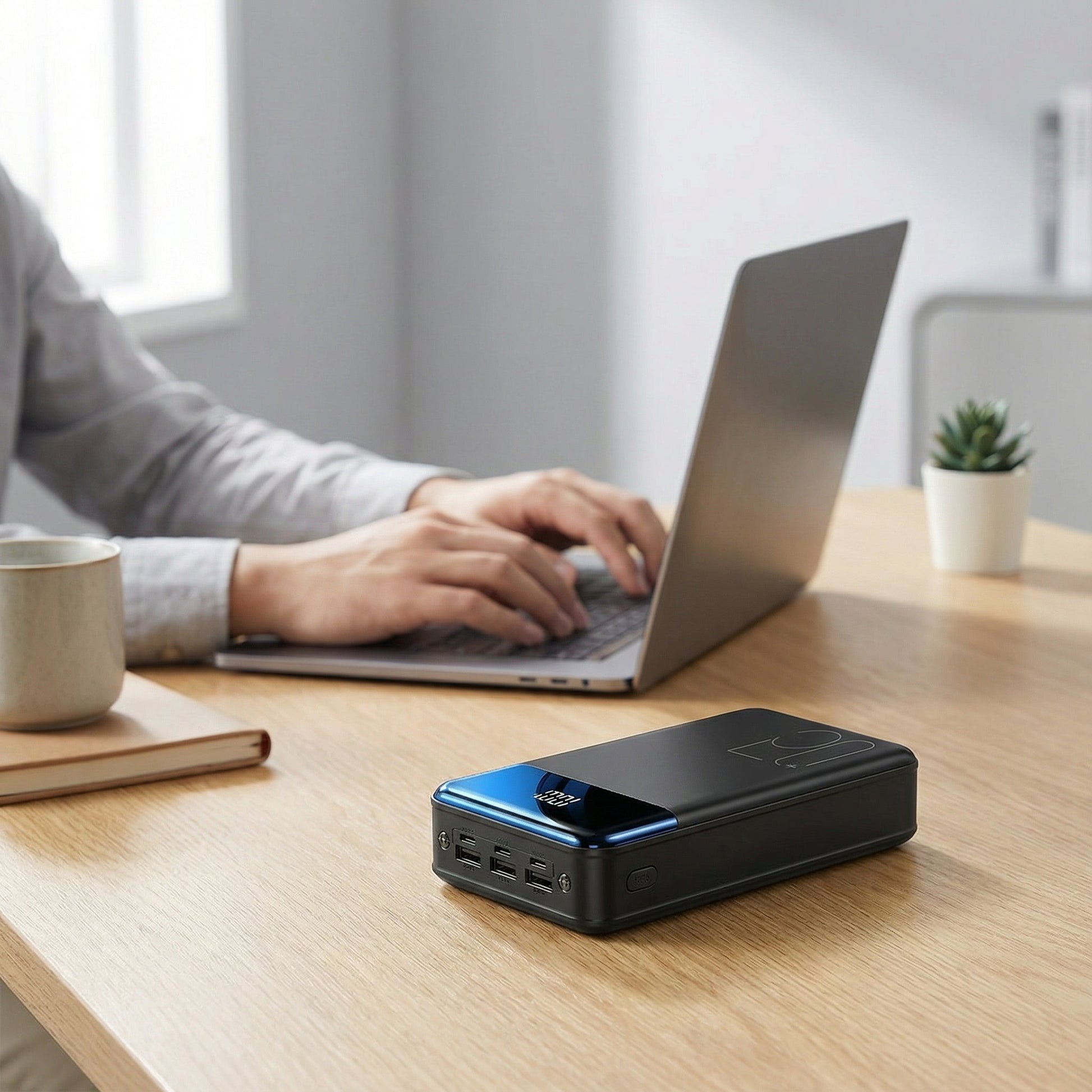 100,000 mAh Power Bank — Fast Charge LED Display