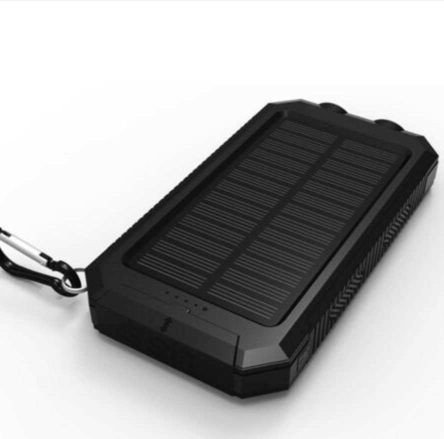 Solar Power Bank 500000 mAh — Dual USB & LED Torch