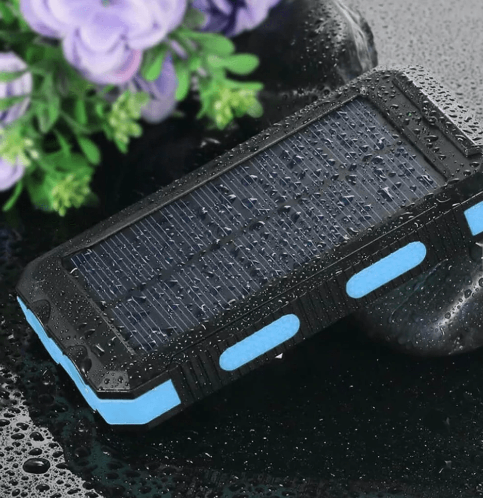 Solar Power Bank 500000 mAh — Dual USB & LED Torch