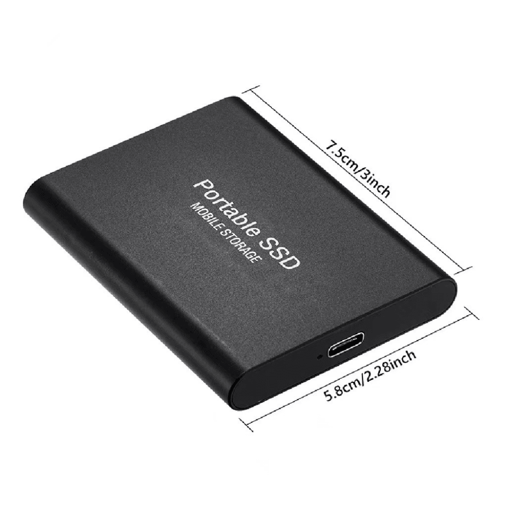 Portable SSD 512GB — USB-C Ultra-Fast Transfer