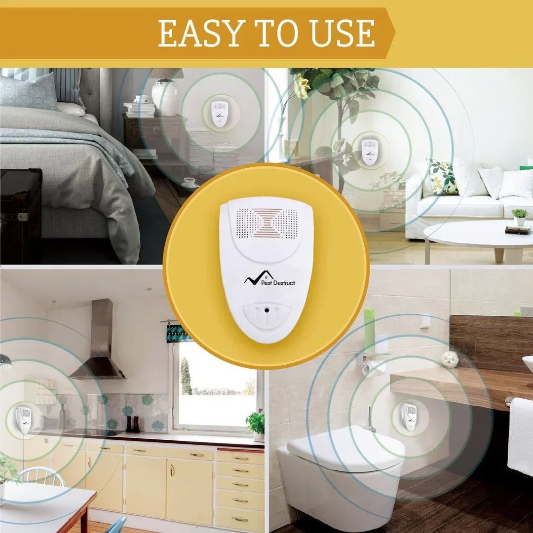 Ultrasonic Bed Bug Repeller — Safe Indoor Pest Control