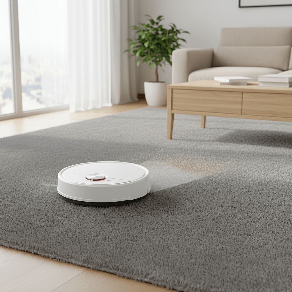 2-in-1 Robot Vacuum and Mop with AI Navigation