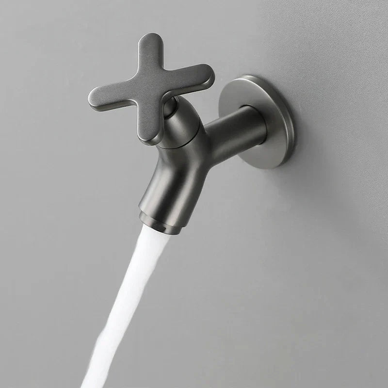 Brass Wall-Mounted Faucet for Kitchen & Bath