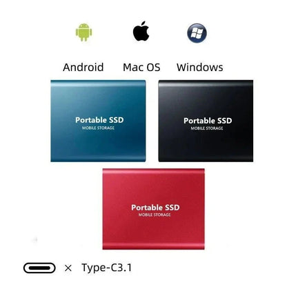 Portable SSD 512GB — USB-C Ultra-Fast Transfer