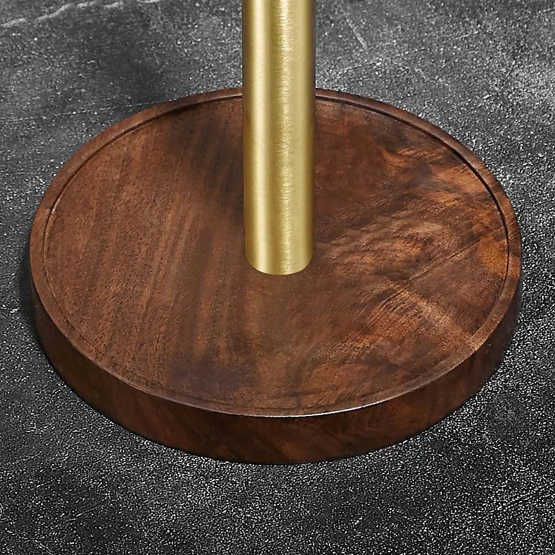 Solid Walnut Kitchen Paper Towel Holder — Minimalist Stand