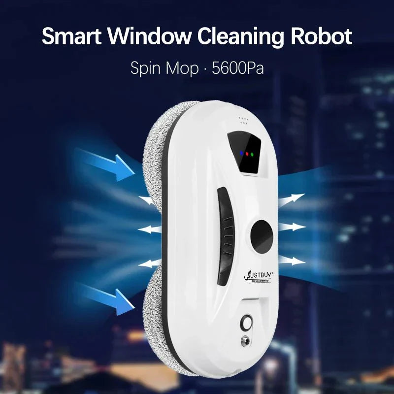 Robot Window Cleaner — 5600Pa Suction & Remote