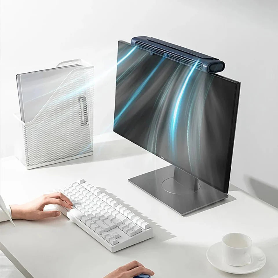 Bladeless USB Desk Fan — Compact and Quiet