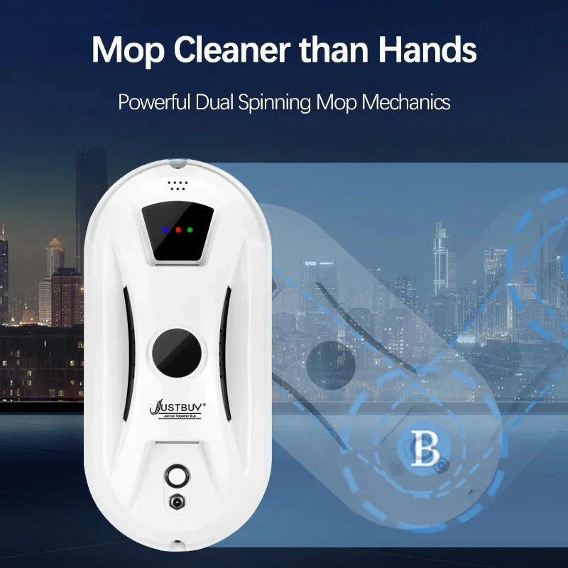 Robot Window Cleaner — 5600Pa Suction & Remote