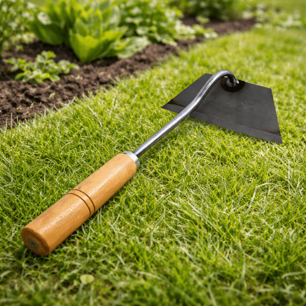 Multi-Use Garden Hoe — Carbon Steel Weeding Tool