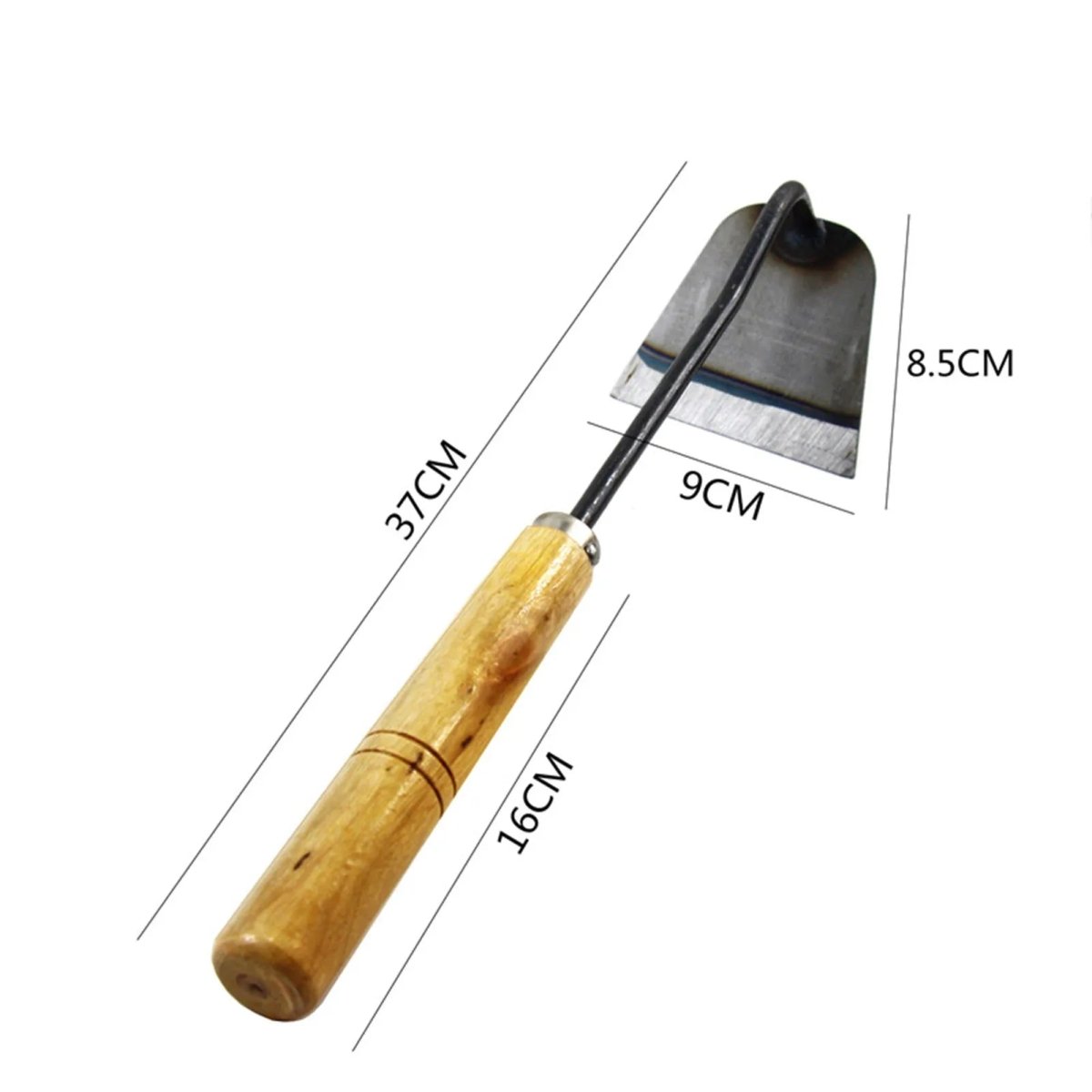 Multi-Use Garden Hoe — Carbon Steel Weeding Tool