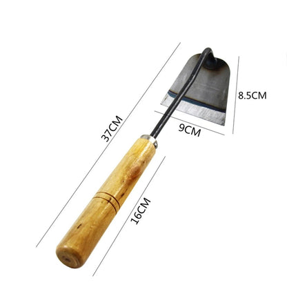 Multi-Use Garden Hoe — Carbon Steel Weeding Tool
