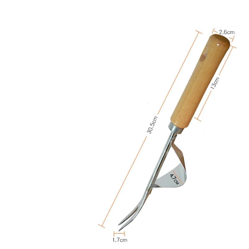 Multi-Use Garden Hoe — Carbon Steel Weeding Tool