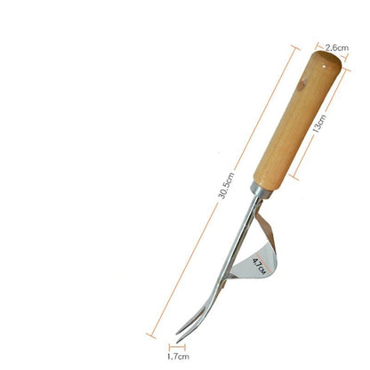 Multi-Use Garden Hoe — Carbon Steel Weeding Tool