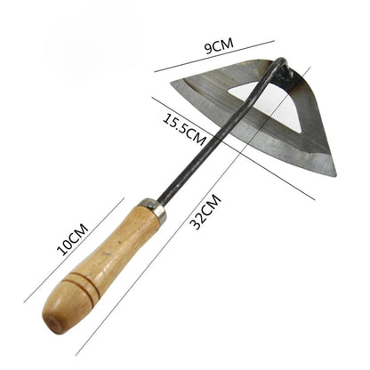 Multi-Use Garden Hoe — Carbon Steel Weeding Tool