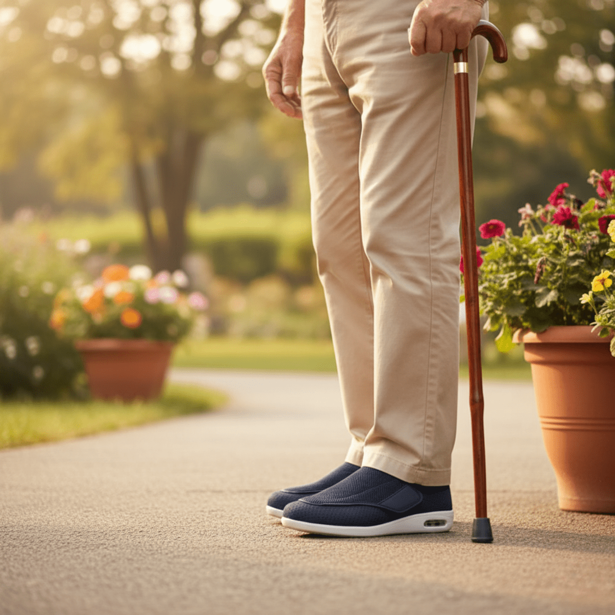 Extra-Wide Diabetic Shoes With Memory Foam Comfort