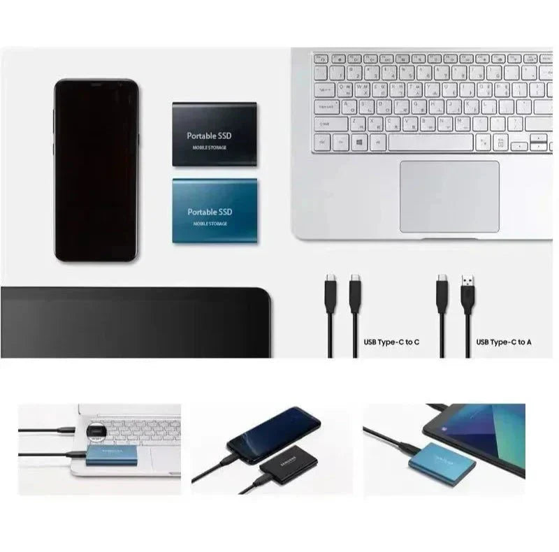 Portable SSD 512GB — USB-C Ultra-Fast Transfer