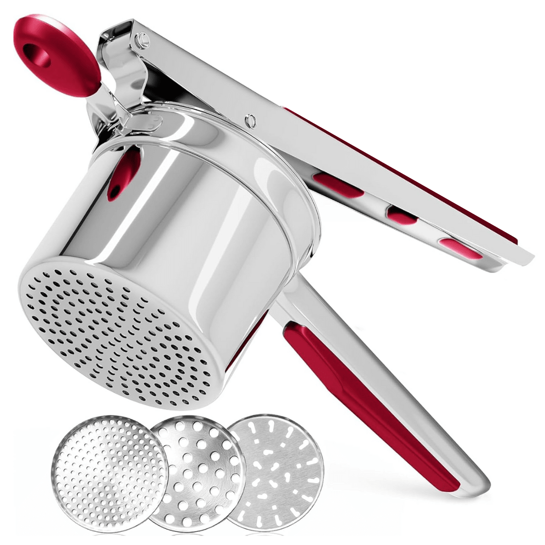 Stainless Steel Potato Masher — Sturdy Tool for Creamy Mash