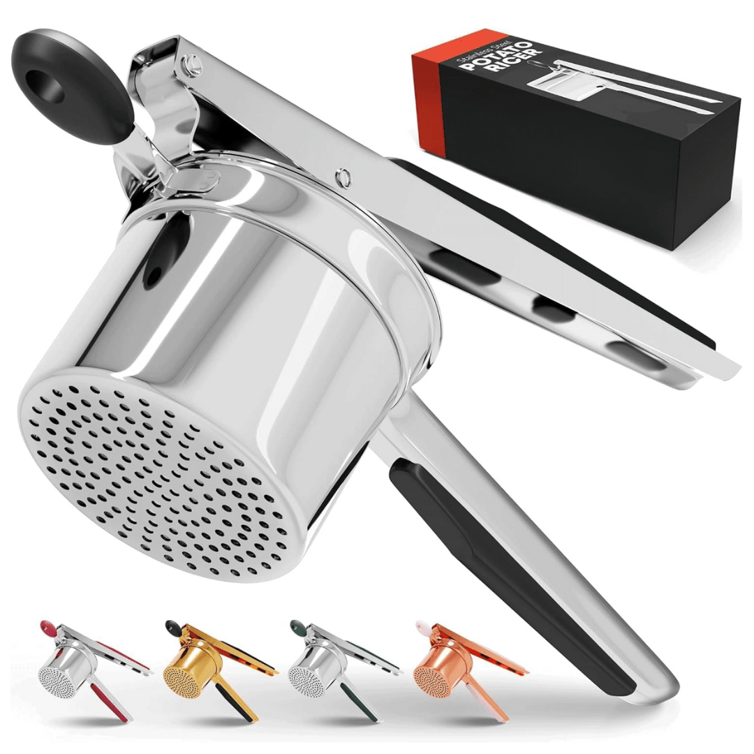 Stainless Steel Potato Masher — Sturdy Tool for Creamy Mash
