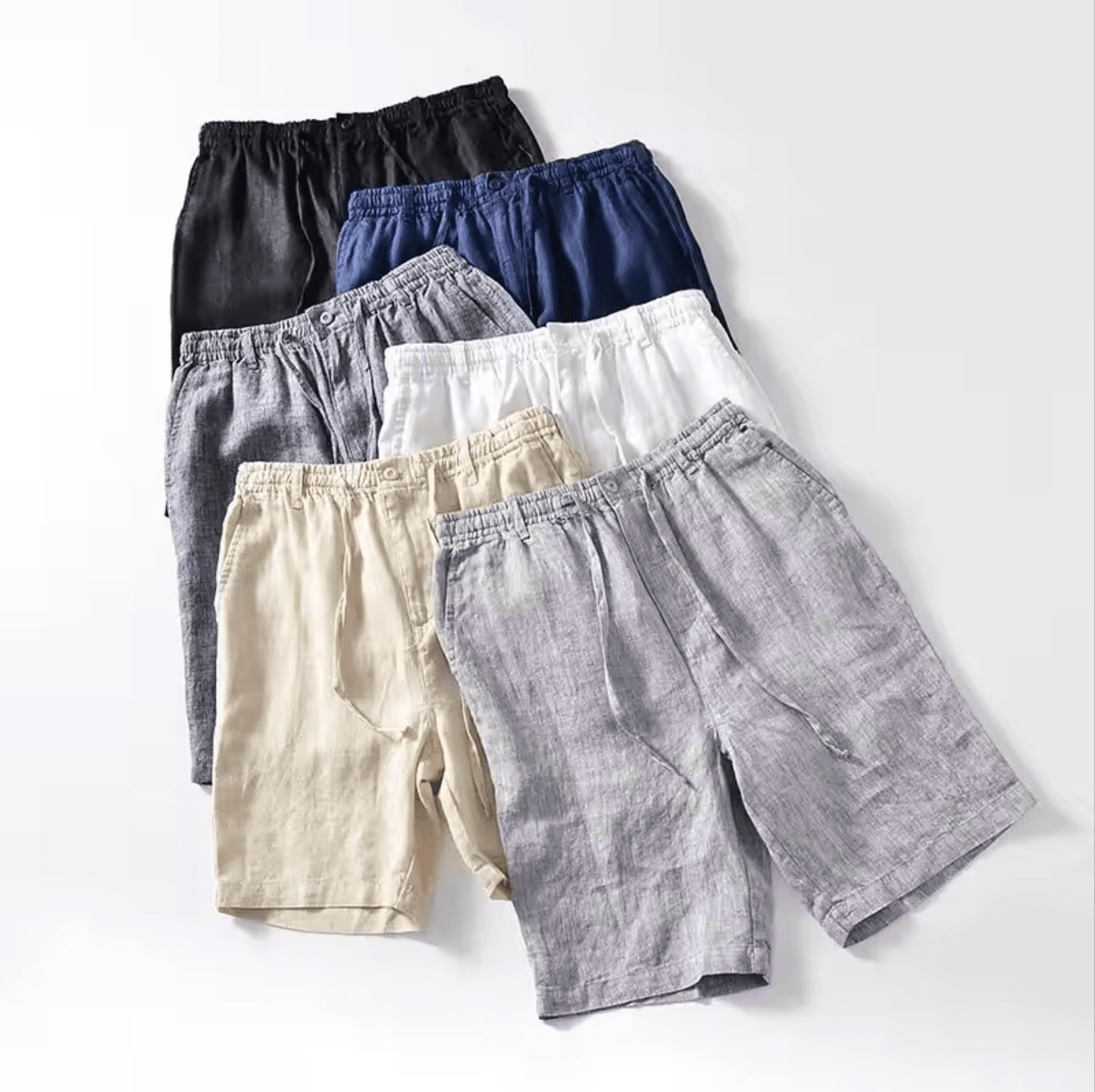 Premium Linen Shorts — Relaxed Breathable Fit