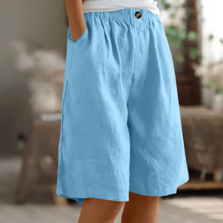 Comfort Shorts with Breathable Elastic Waist