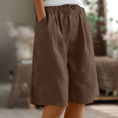 Comfort Shorts with Breathable Elastic Waist