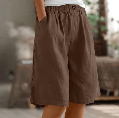 Comfort Shorts with Breathable Elastic Waist