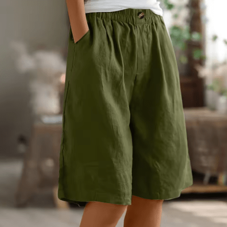 Comfort Shorts with Breathable Elastic Waist