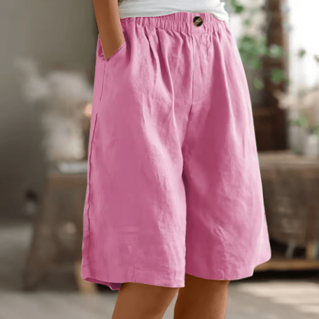Comfort Shorts with Breathable Elastic Waist