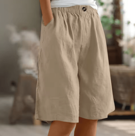 Comfort Shorts with Breathable Elastic Waist