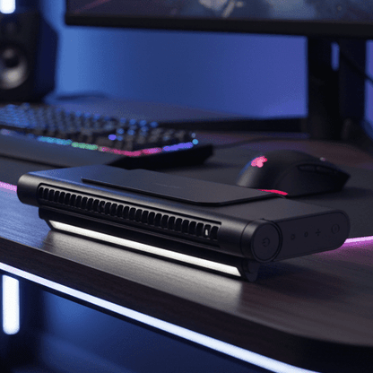 Bladeless USB Desk Fan — Compact and Quiet