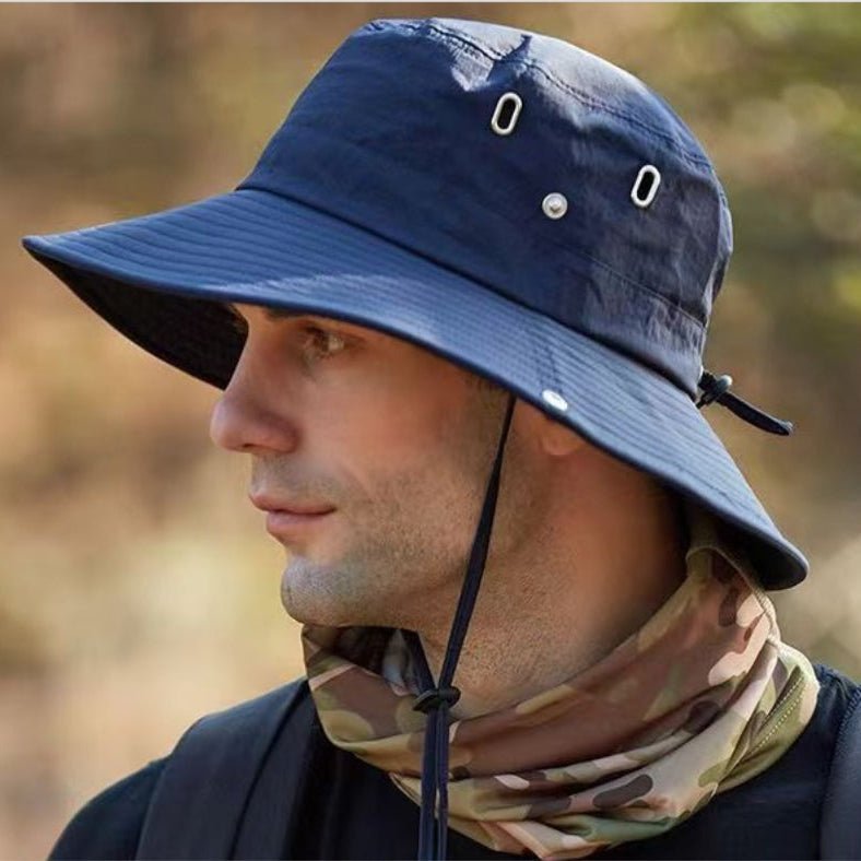 Wide-Brim Sun Hat with UV Protection