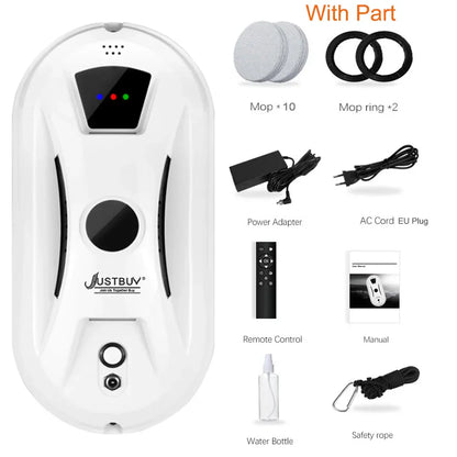 Robot Window Cleaner — 5600Pa Suction & Remote