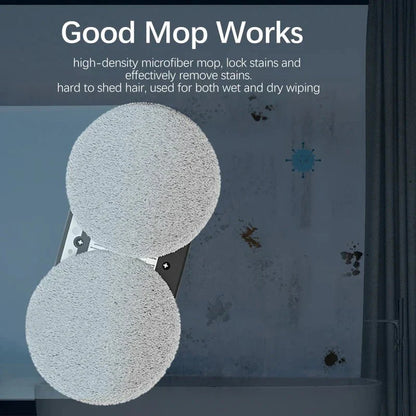 Robot Window Cleaner — 5600Pa Suction & Remote