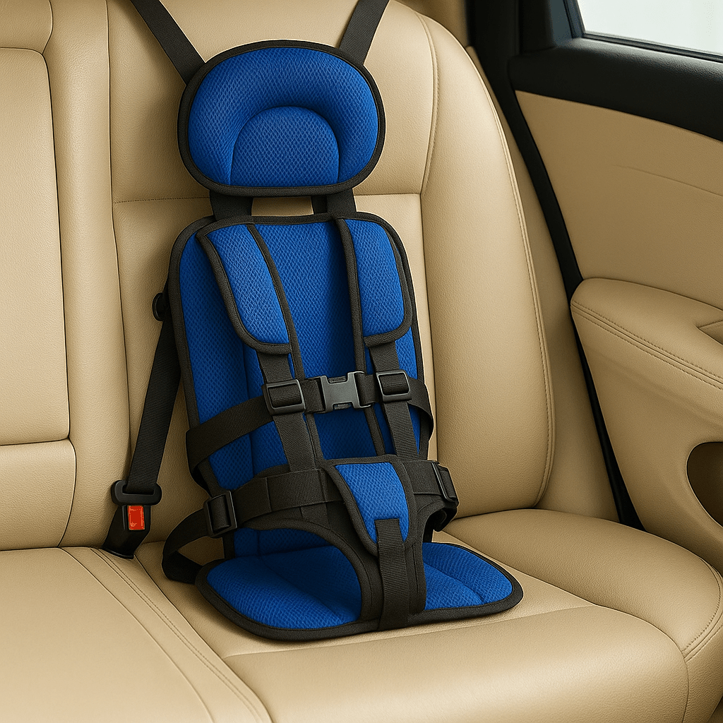 Portable Kids Car Seat — Polyester Safety Harness