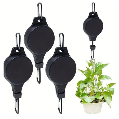 Plant Pulley Hanging Set — Easy Raise & Lower Kit