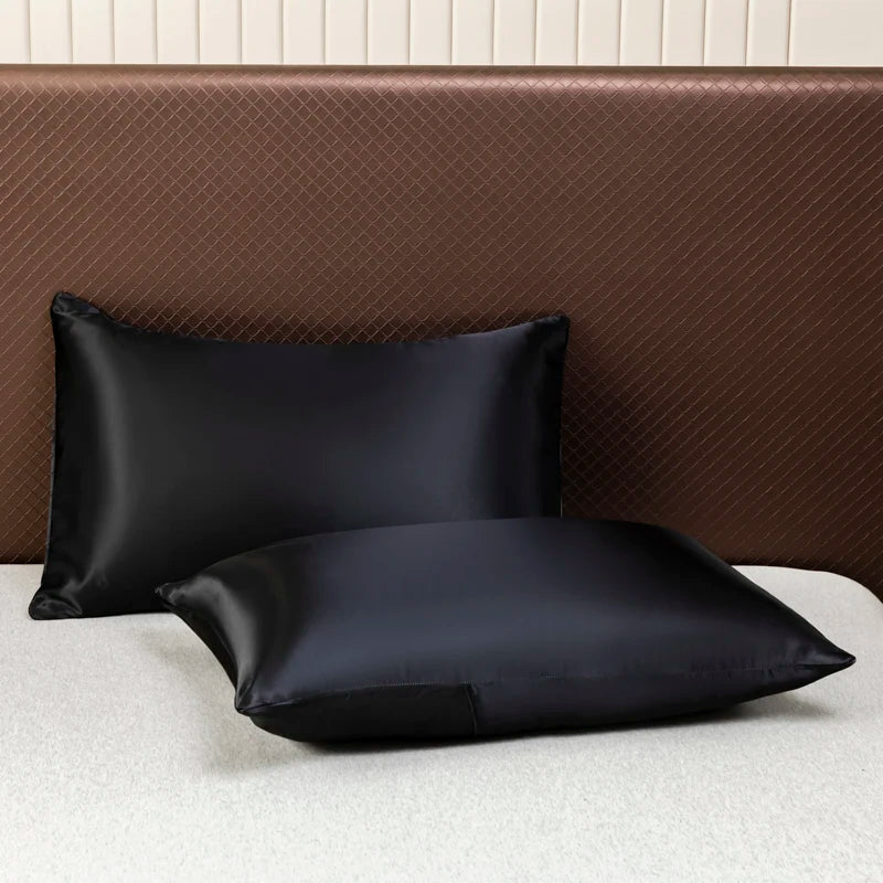 Satin Bed Sheet Set — Cooling, Soft & Breathable