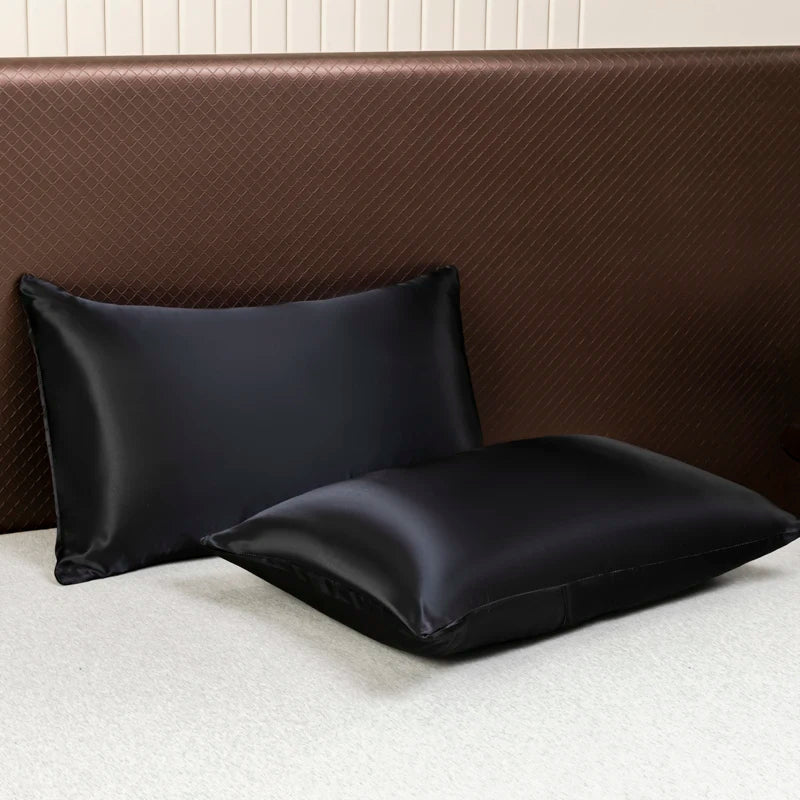Satin Bed Sheet Set — Cooling, Soft & Breathable