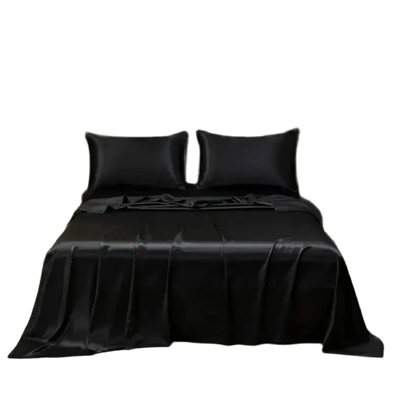 Satin Bed Sheet Set — Cooling, Soft & Breathable