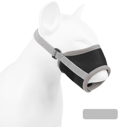 Soft Mesh Dog Muzzle — Breathable & Adjustable Fit