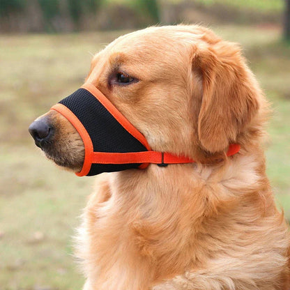 Soft Mesh Dog Muzzle — Breathable & Adjustable Fit