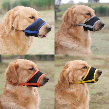 Soft Mesh Dog Muzzle — Breathable & Adjustable Fit