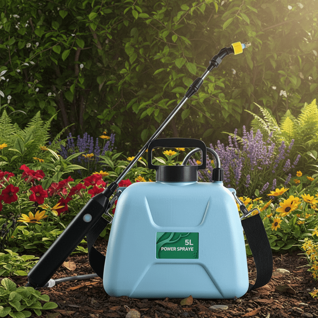 Electric Garden Sprayer 5L — USB Rechargeable, Auto