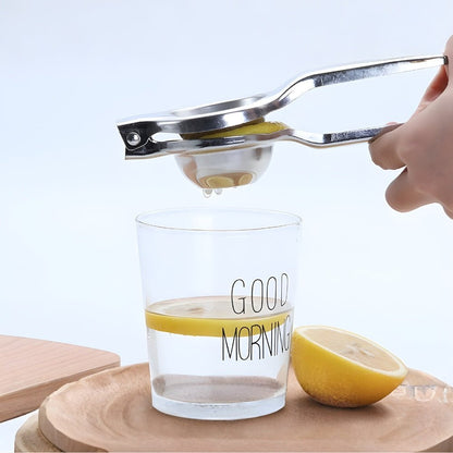 Stainless Steel Citrus Juicer — Manual Lemon Press