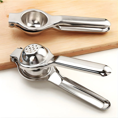 Stainless Steel Citrus Juicer — Manual Lemon Press