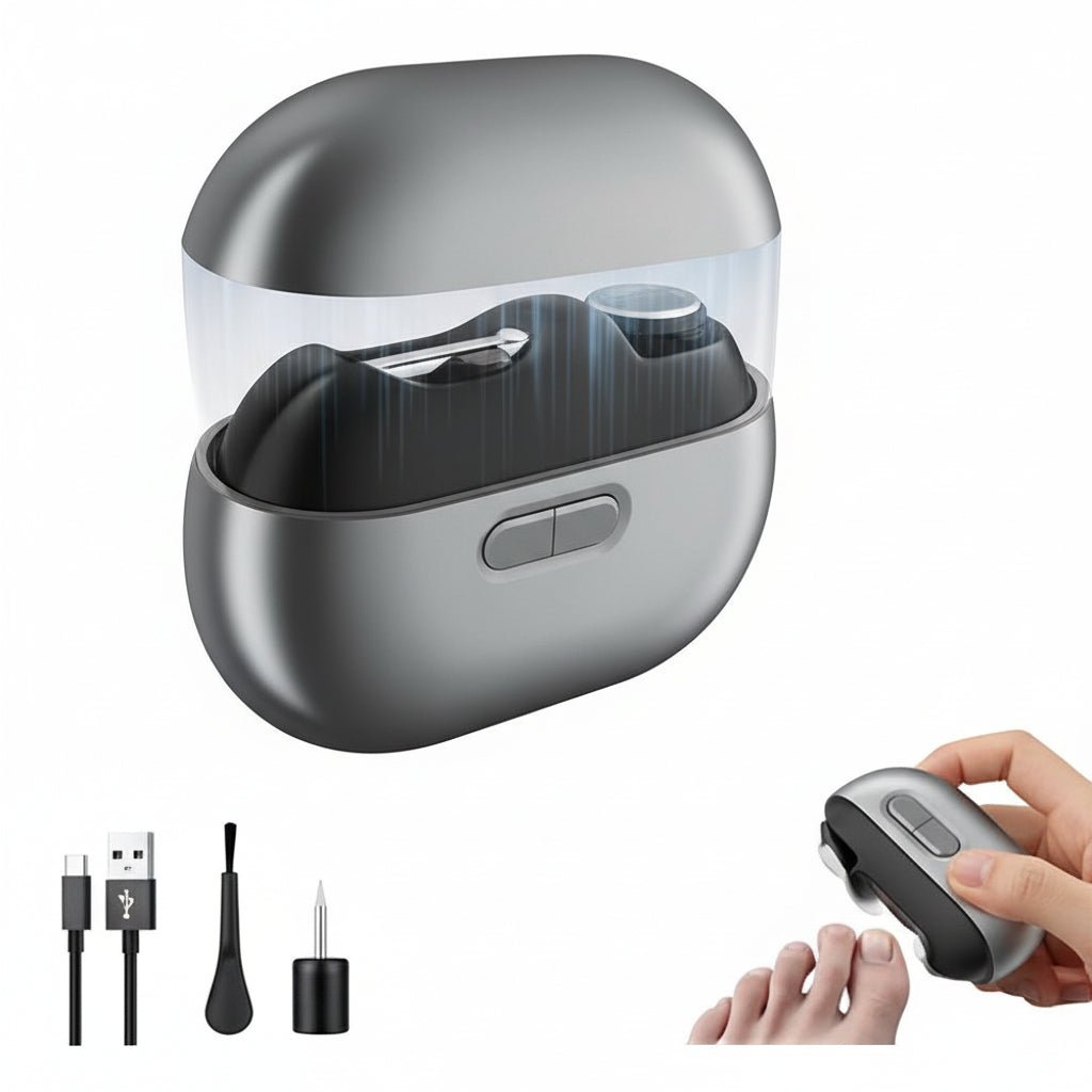 Electric Nail Clipper with LED Light for Thick Nails
