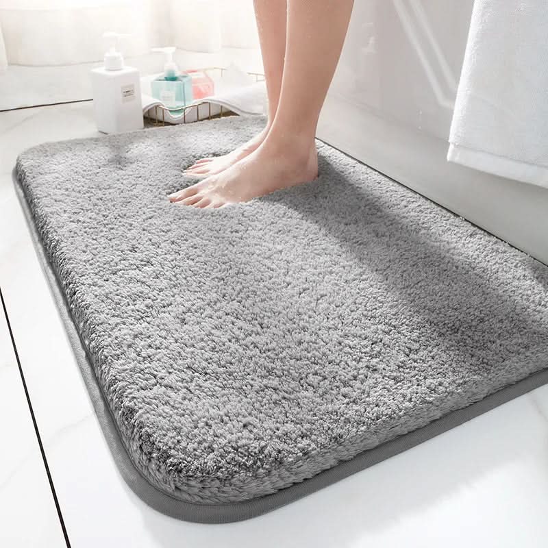 Extra-Thick Microfiber Bath Mat — Soft & Absorbent