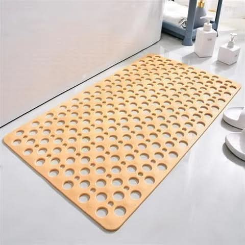 Non-Slip PVC Shower Mat — Suction Cup Safety