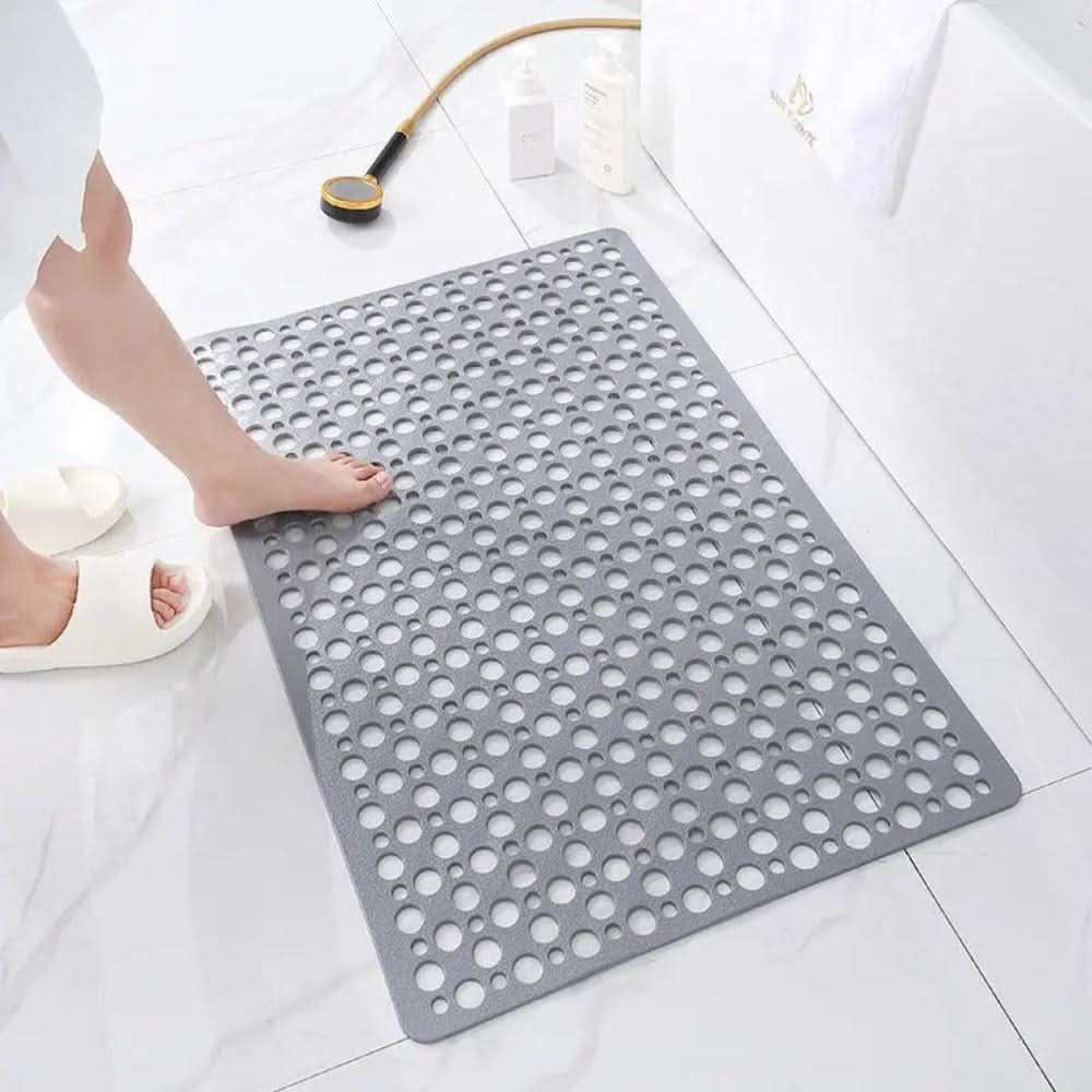 Non-Slip PVC Shower Mat — Suction Cup Safety