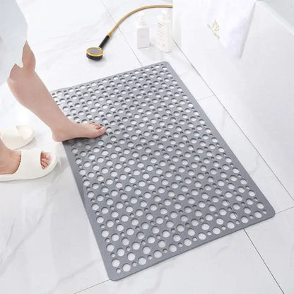 Non-Slip PVC Shower Mat — Suction Cup Safety