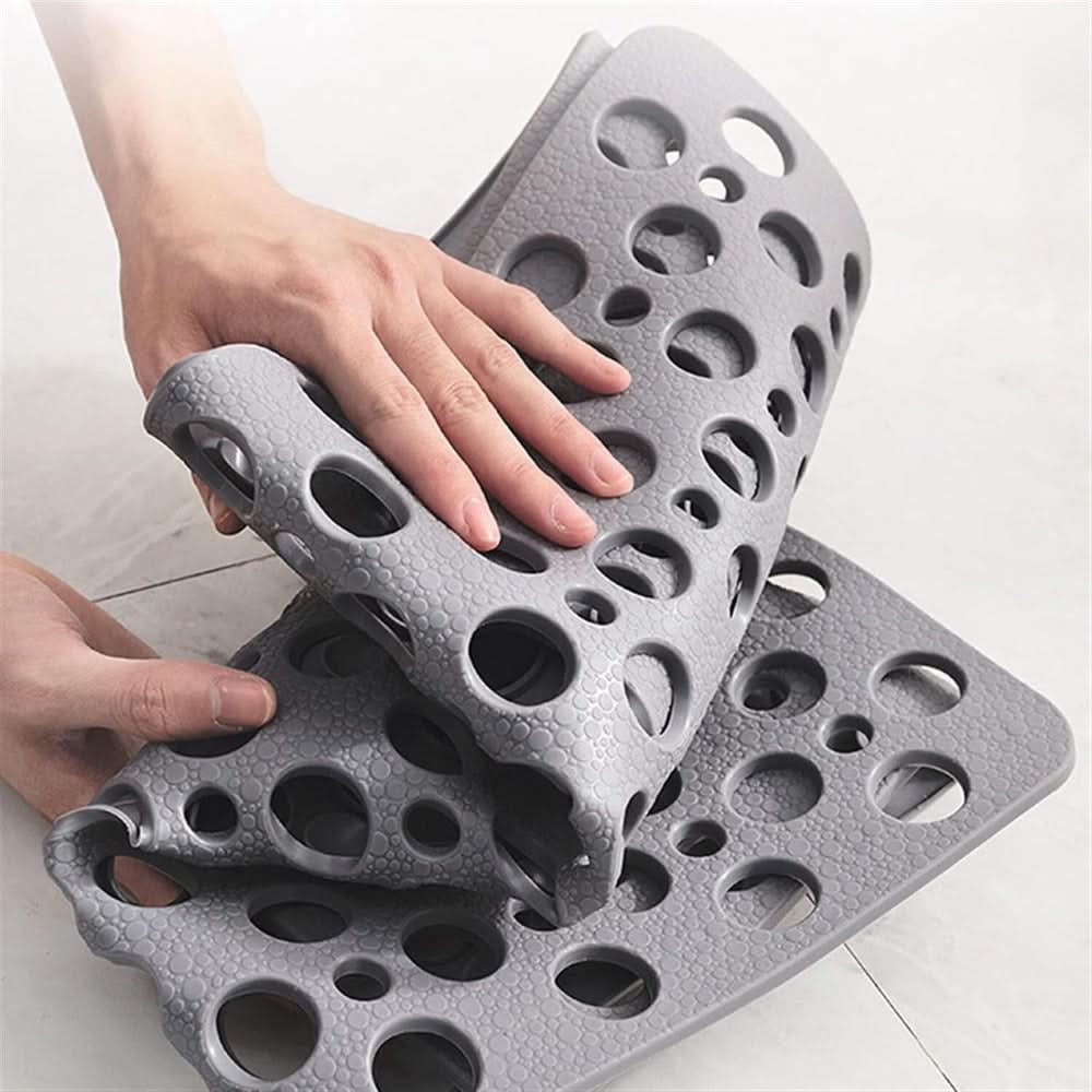 Non-Slip PVC Shower Mat — Suction Cup Safety